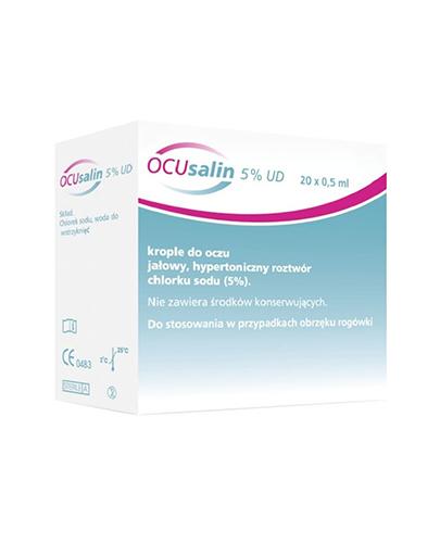 PHARM SUPPLY Ocusalin 5% UD krople do oczu, 20x0,5 ml zdjęcie