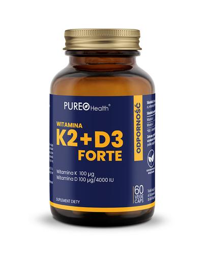 Pureo Health Witaminy K2 + D3 Forte, 60 kapsułek zdjęcie