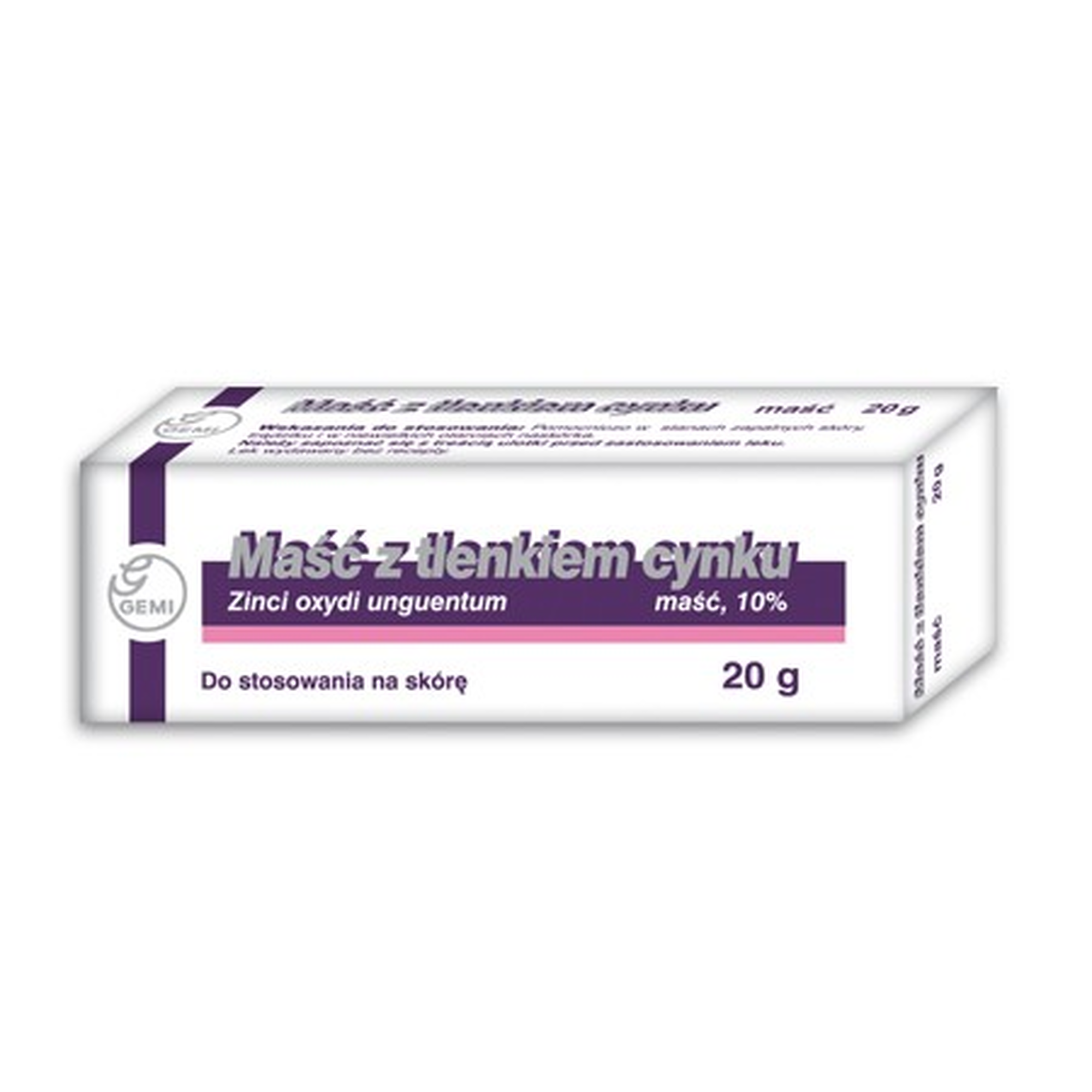 Maść z tlenkiem cynku GEMI 10%, 20 g zdjęcie