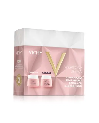 Vichy Neovadiol Rose Platinium Xmass 2024 Wzmacniająca i Rewitalizująca Pielęgnacja Dojrzałej Skóry krem na dzień 50 ml + krem na noc 50 ml [ZESTAW] zdjęcie