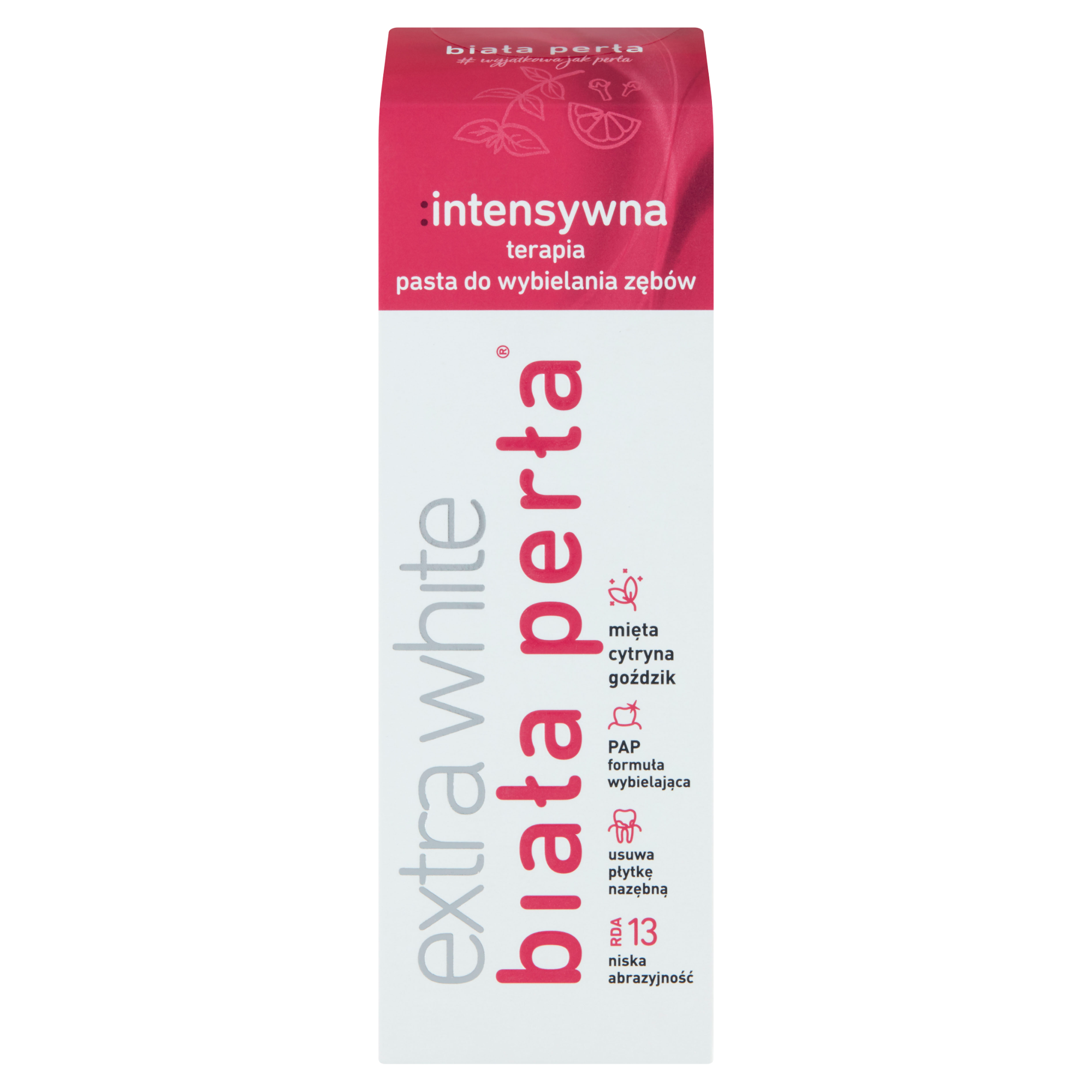 Biała Perła Extra White Intensywna terapia pasta do zębów 75 ml