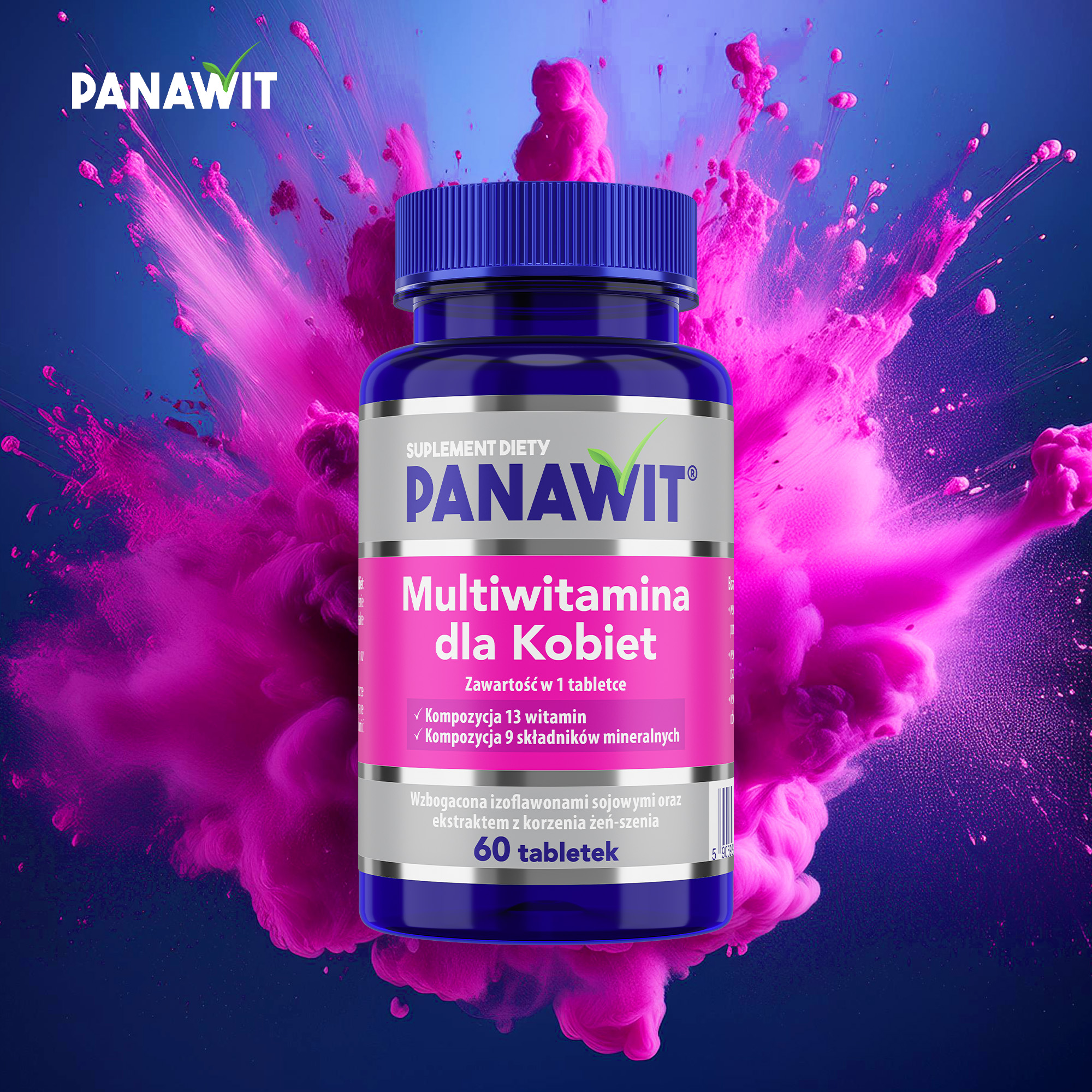 Panawit Multiwitamina dla Kobiet, tabletki, 60 sztuk