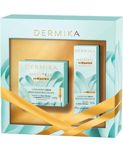Zestaw Dermika MAESTRIA 60+ Luksusowy krem przeciwzmarszczkowy 50 ml + Luksusowe serum przeciwzmarszczkowe 30 ml zdjęcie