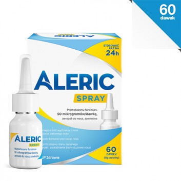 Aleric Spray aerozol do nosa, 60 dawek