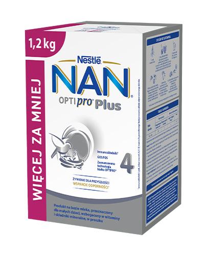 NAN OPTIPRO Plus 4 Produkt na bazie mleka dla małych dzieci, 1,2 kg zdjęcie