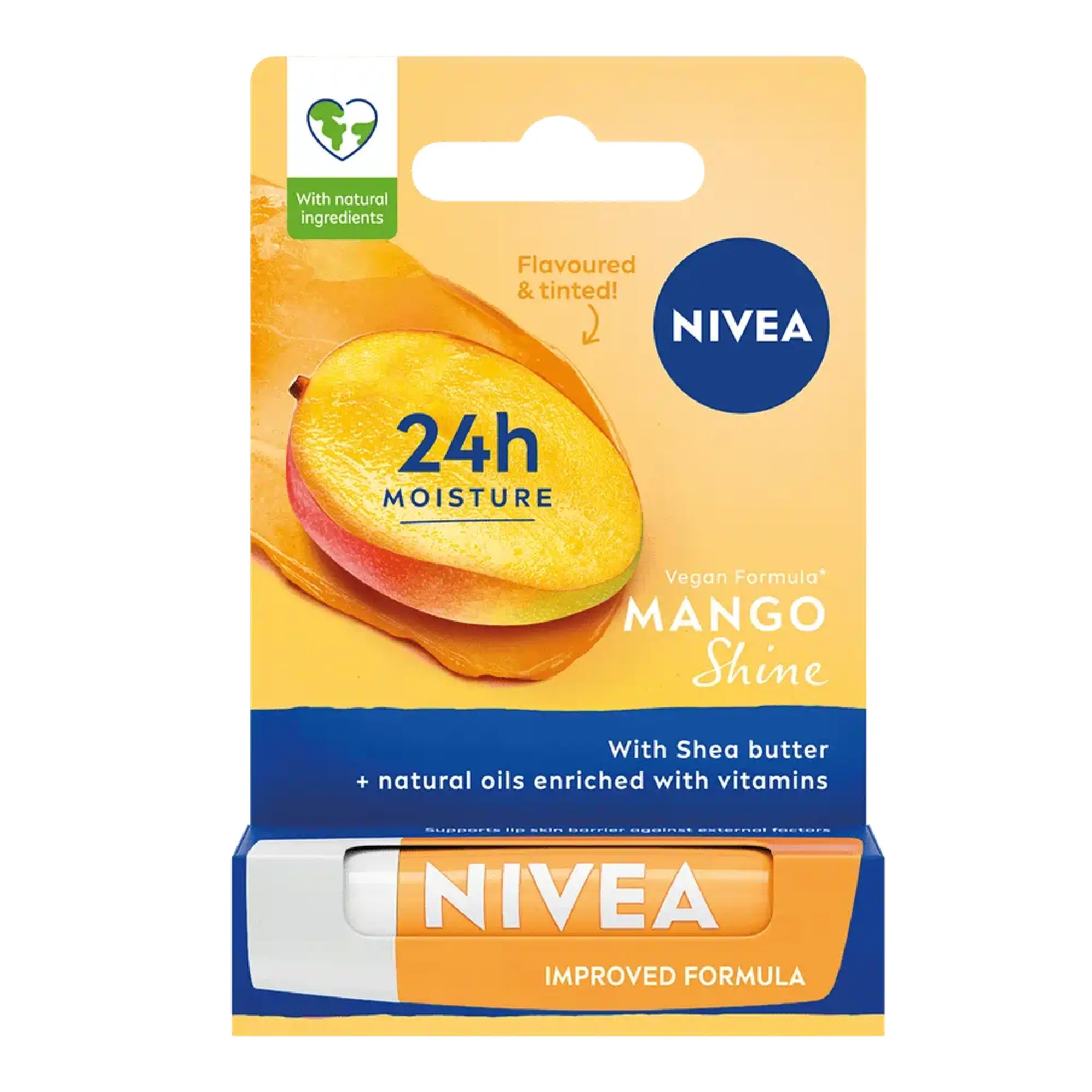Nivea, pielęgnująca pomadka do ust Mango Shine, 4,8 g zdjęcie