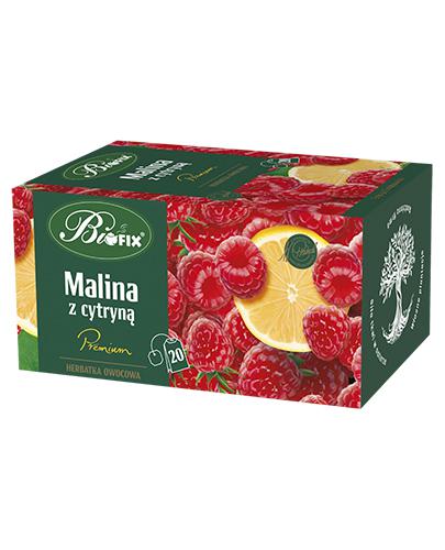 Bifix Malina z cytryną Herbatka owocowo ekspresowa, 20 x 2 g zdjęcie