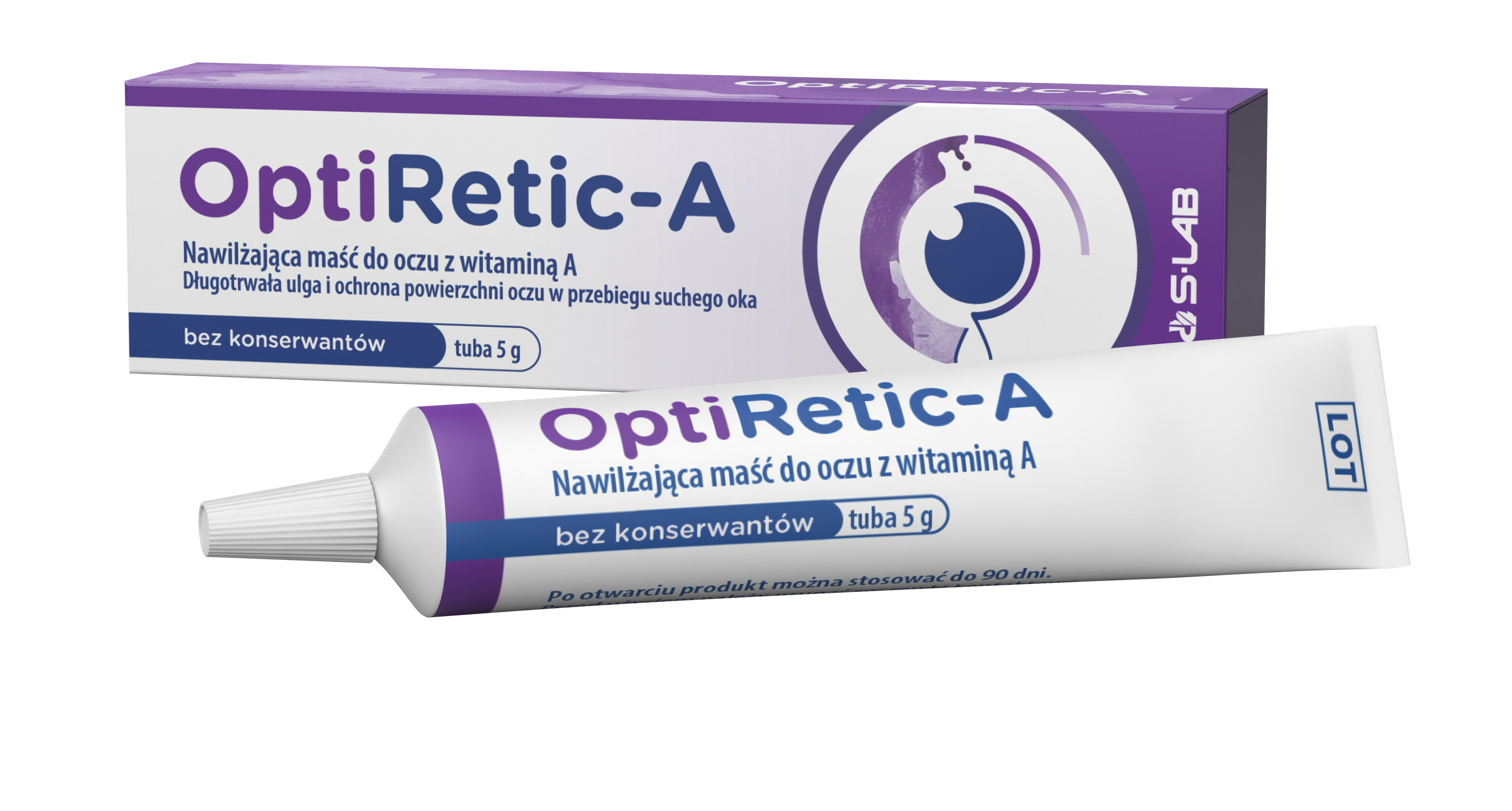 OptiRetic-A, maść do oczu, 5 g zdjęcie