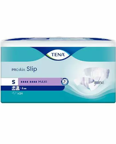 Tena ProSkin Slip Maxi pieluchomajtki rozmiar S 24 sztuki zdjęcie