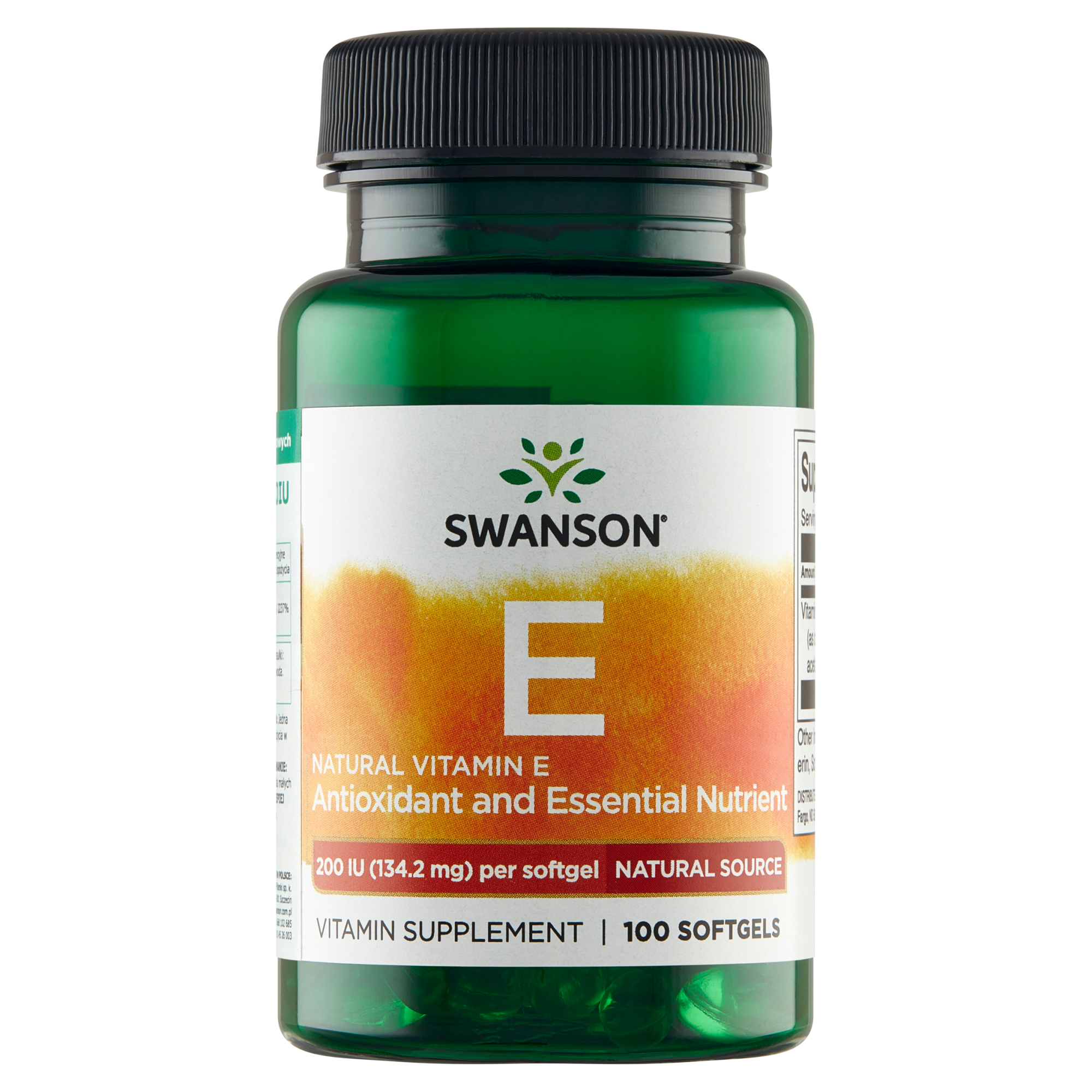 SWANSON Witamina E 200 I.U. - 100 kaps. zdjęcie