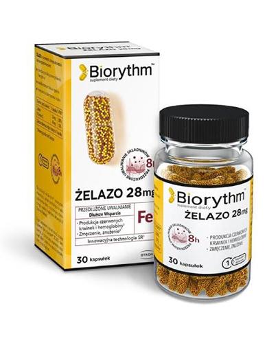 Biorythm Żelazo 28 mg, 30 kapsułek zdjęcie