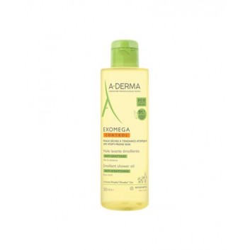 A-Derma Exomega Control, olejek emolient pod prysznic, 500 ml