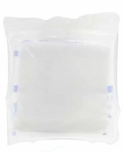 Hartmann Sterilux ES kompresy jałowe z gazy bawełnianej 17 nitek 12 warstw 10cm x 10cm 3 sztuki zdjęcie