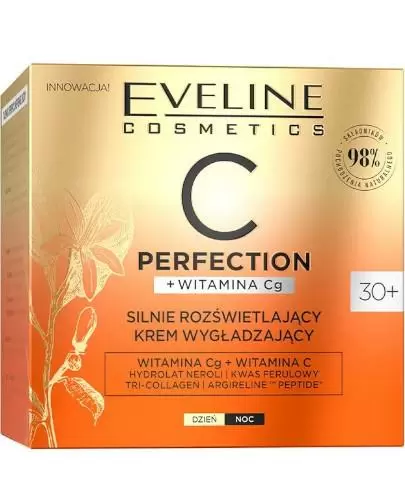 Eveline C perfection silnie rozświetlający krem wygładzający 30+, 50 ml zdjęcie