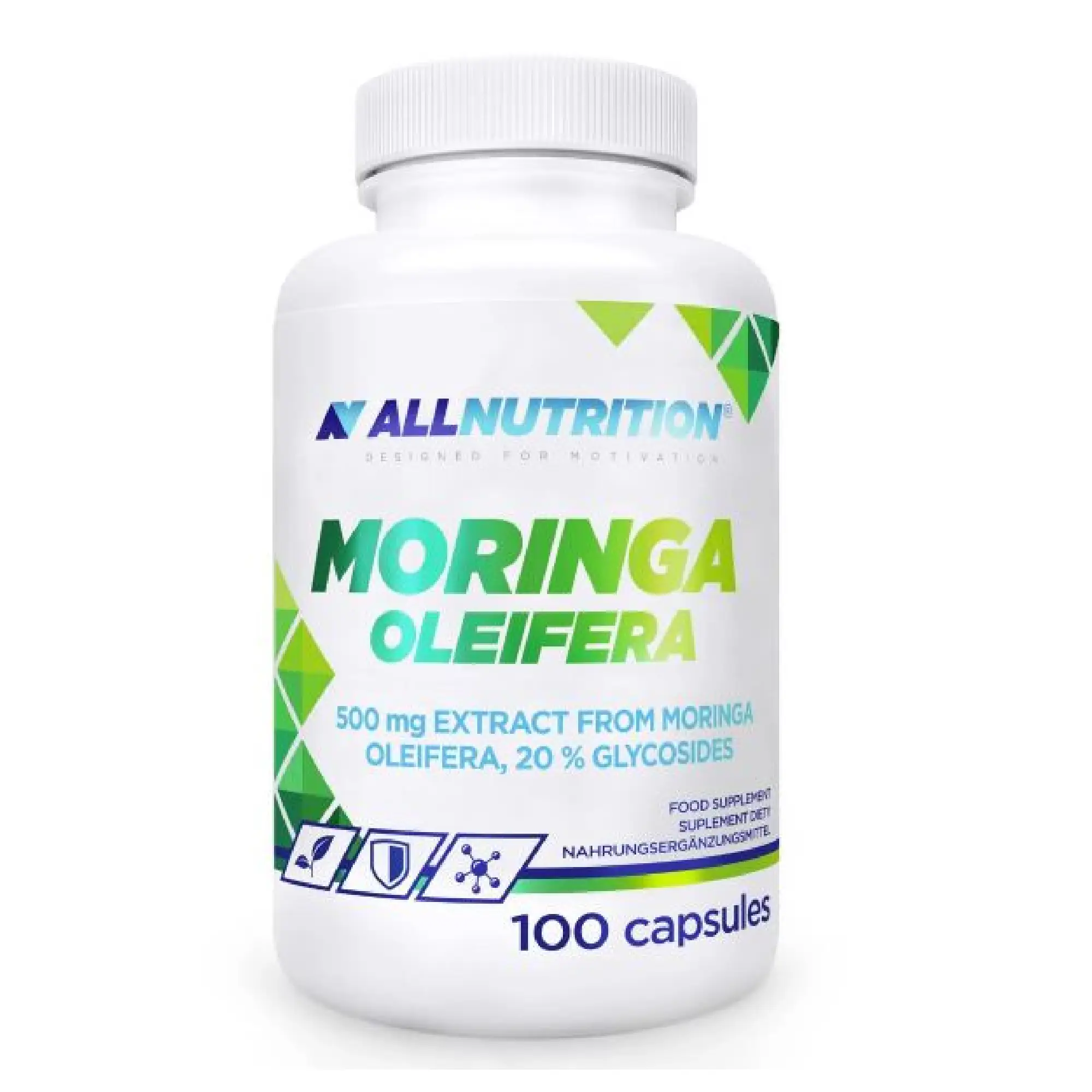 Allnutrition, Moringa Oleifera, kapsułki, 100 sztuk zdjęcie