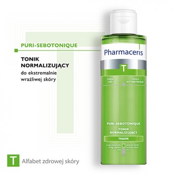 PHARMACERIS T PURI SEBOTONIQUE, tonik normalizujący do twarzy, 200 ml
