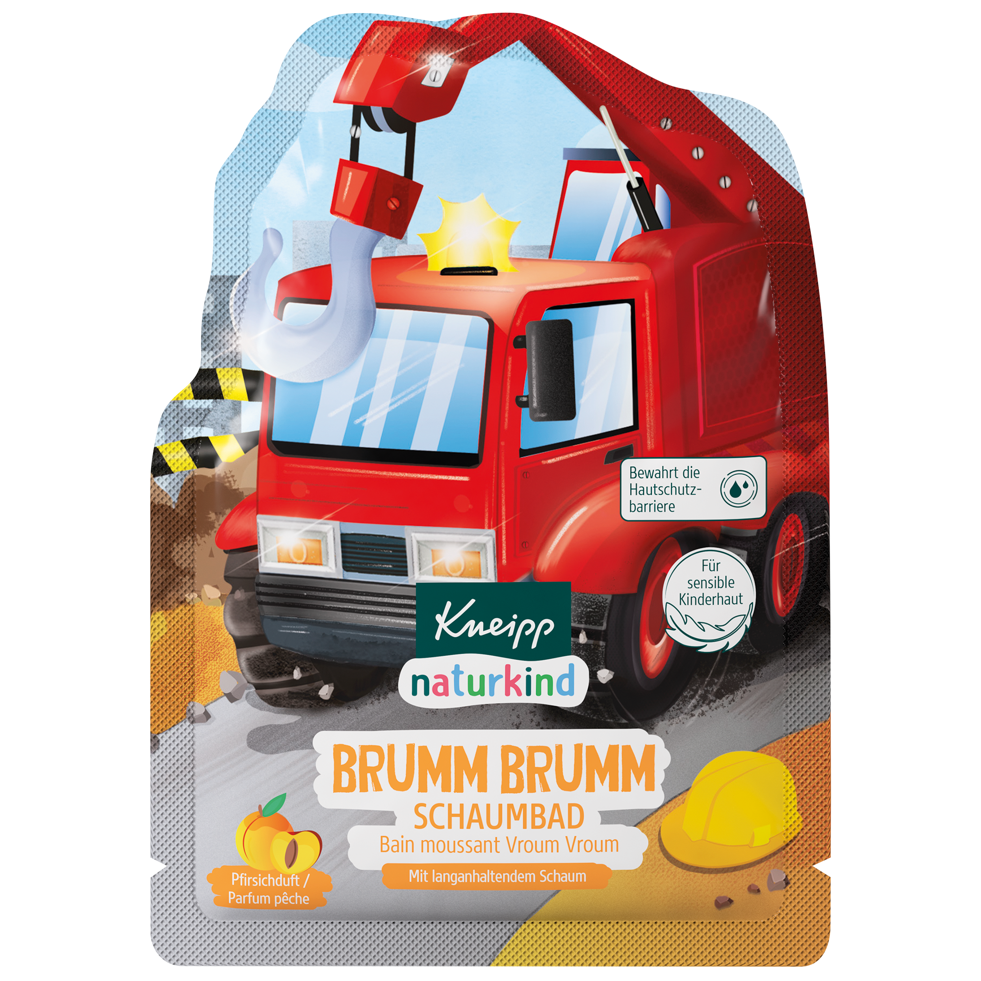 Kneipp naturkind Płyn do kąpieli z bąbelkami Brum-Brum o zapachu brzoskwini, 40 ml