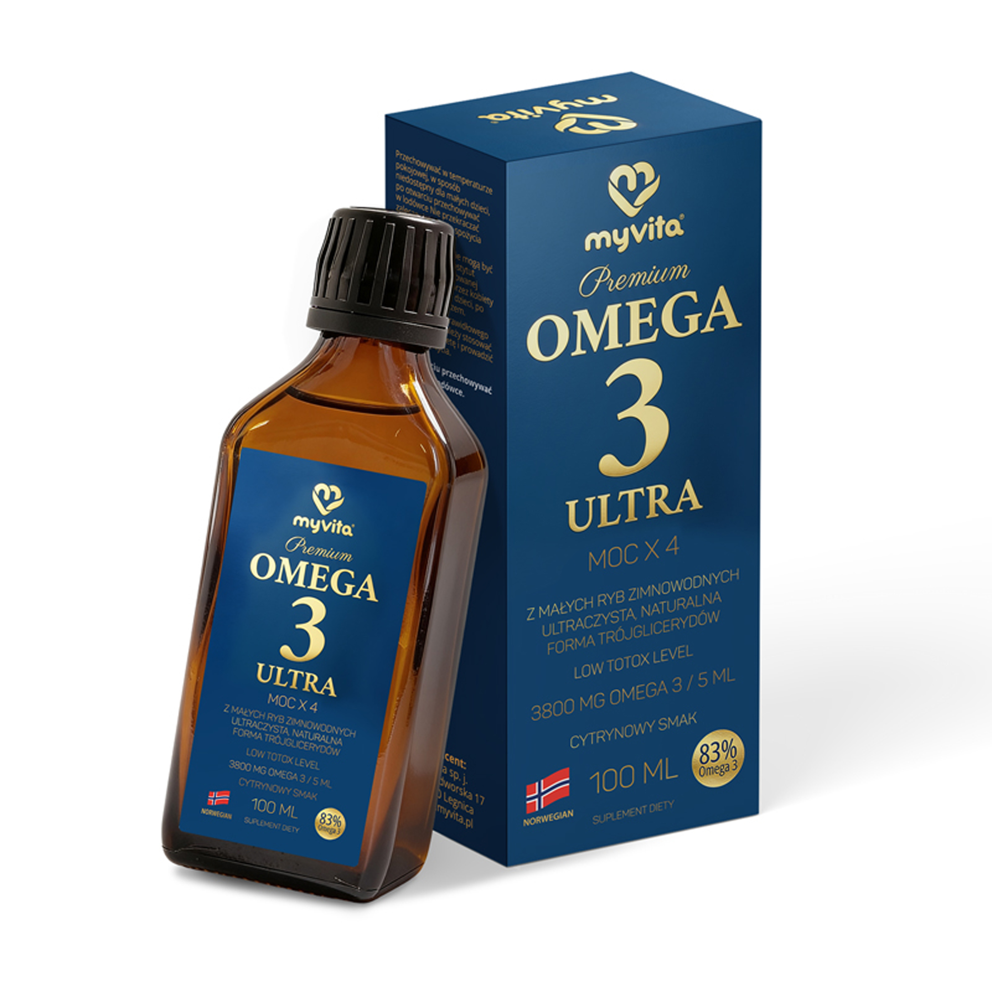 MyVita, Omega 3 Ultra w płynie, 100 ml zdjęcie