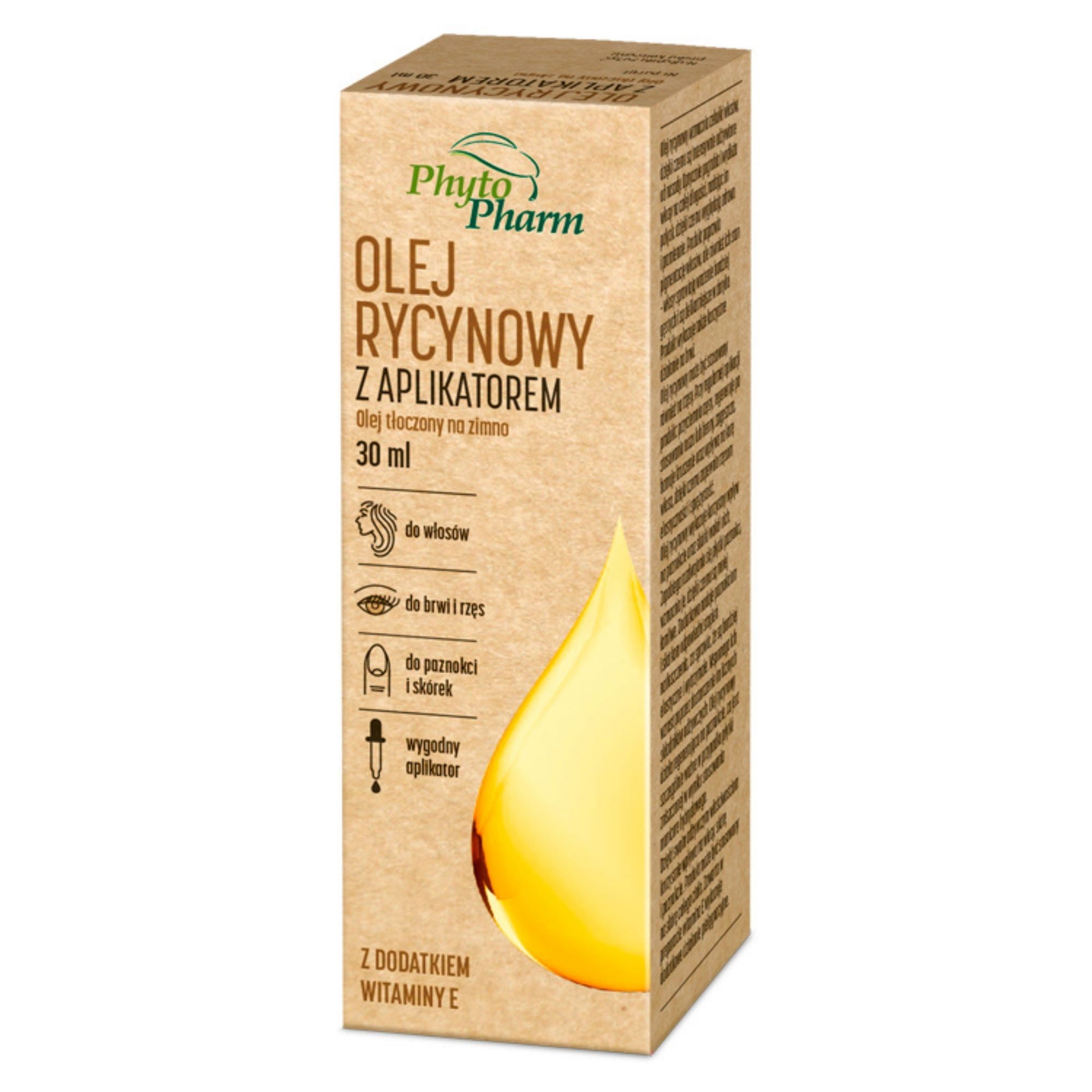 Phytopharm Olej rycynowy z aplikatorem, 30 ml zdjęcie