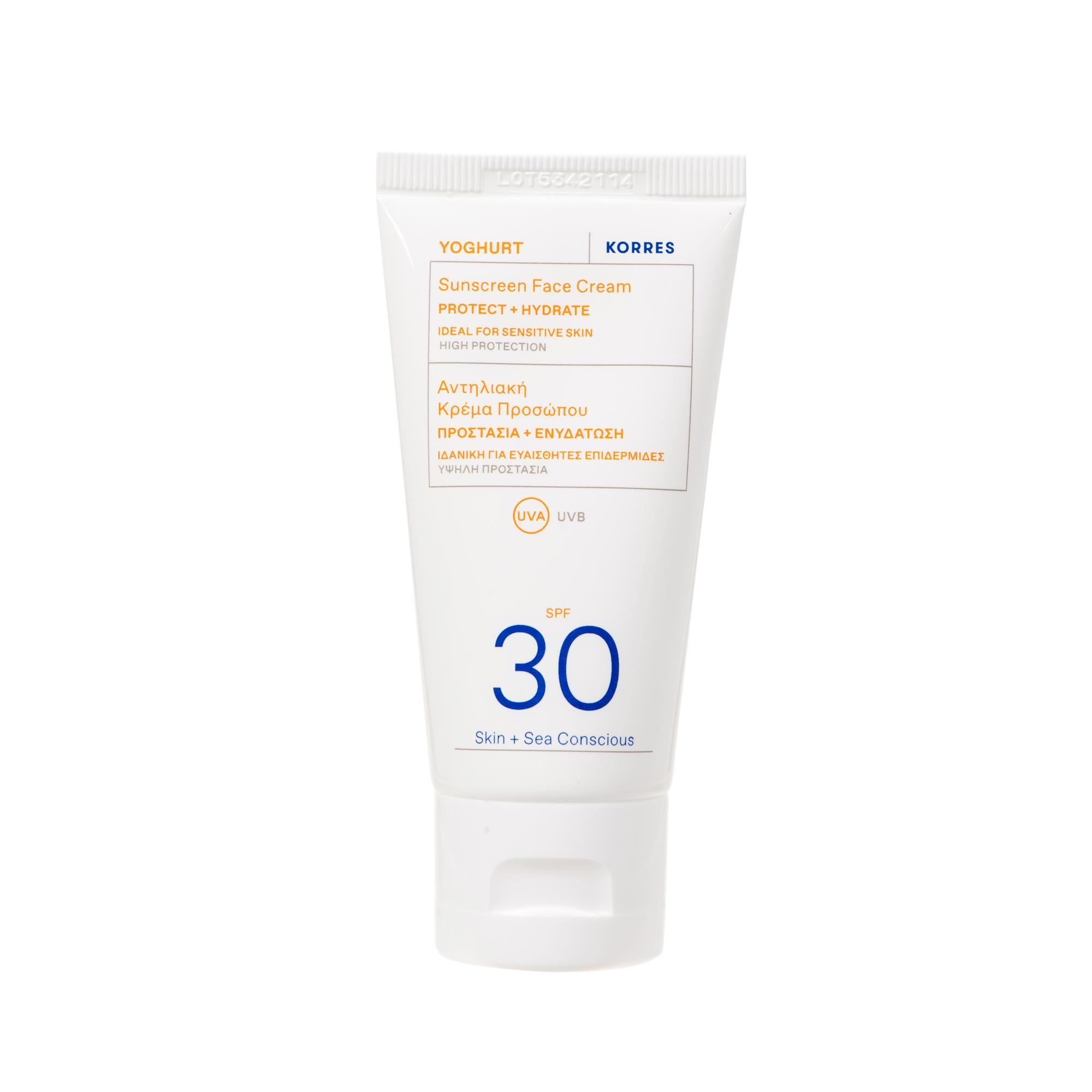 Korres Yoghurt, krem ochonny do twarzy SPF 30, 50 ml zdjęcie