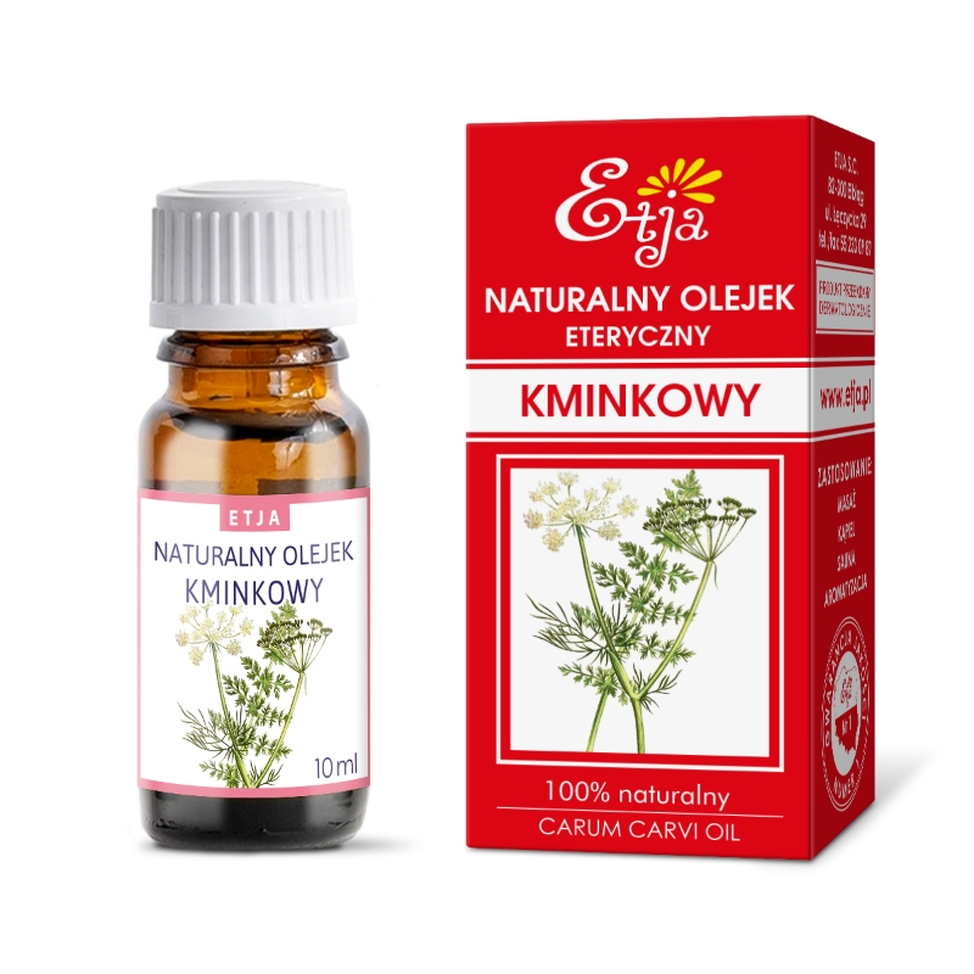 ETJA Naturalny olejek eteryczny kminkowy - 10 ml zdjęcie