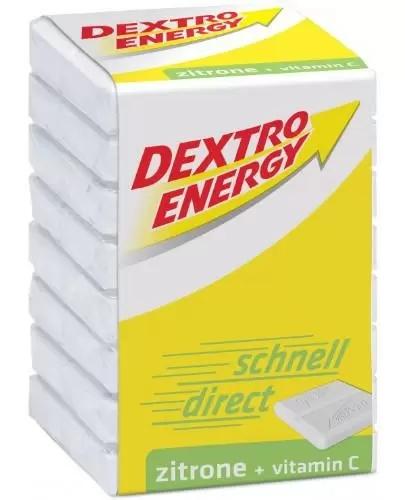 Dextro Energy, cytryna z witaminą C glukoza, pastylki, 8 sztuk zdjęcie
