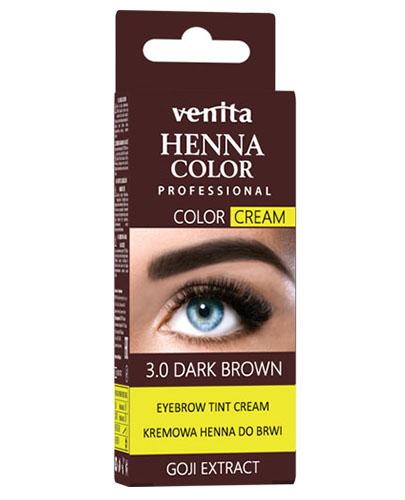 VENITA Kremowa Henna do brwi 3.0 Ciemny brąz, 30 g zdjęcie