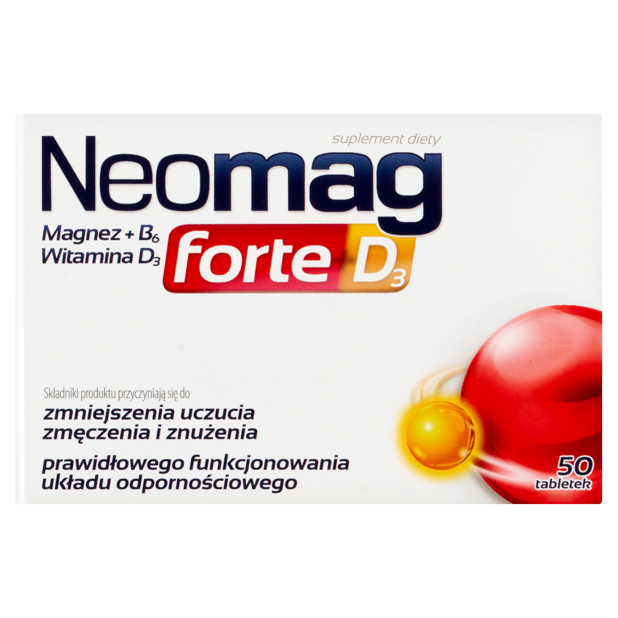 NeoMag Forte D3, tabletki, 50 sztuk zdjęcie