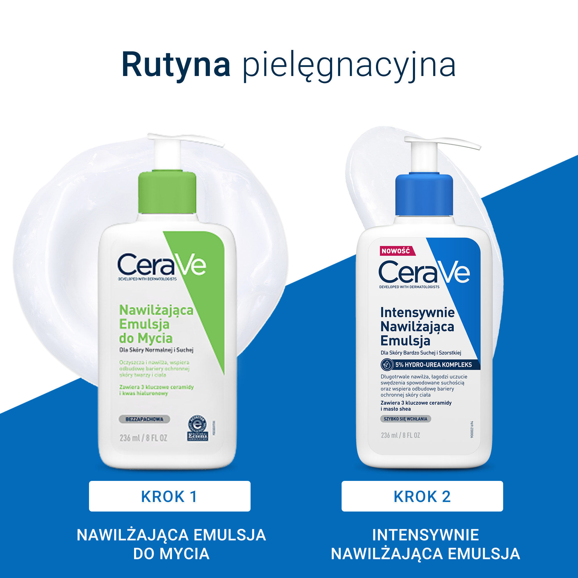 CeraVe, Emulsja intensywnie nawilżająca hydro-urea 5%, 236 ml