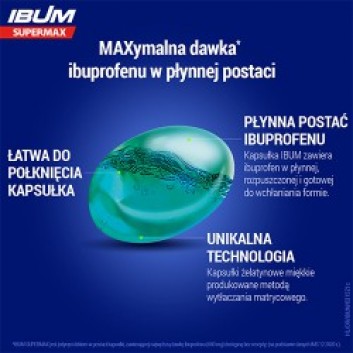Ibum Supermax, 600 mg, kapsułki miękkie, 10 sztuk