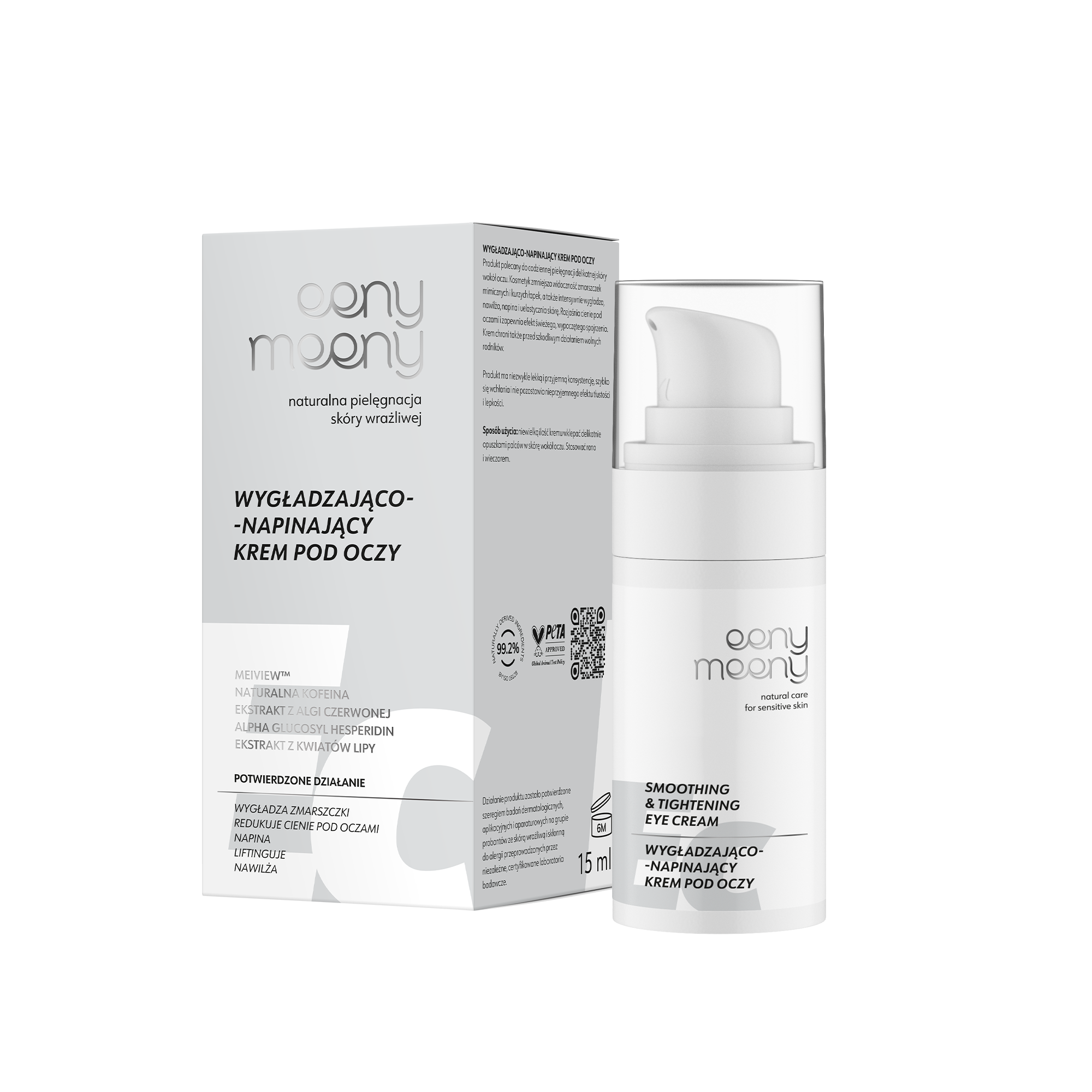 Eeny Meeny Wygładzająco-napinający krem pod oczy, 15 ml zdjęcie