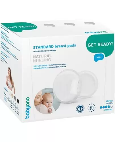 Babyono wkładki laktacyjne Standard 60 sztuk [967] zdjęcie