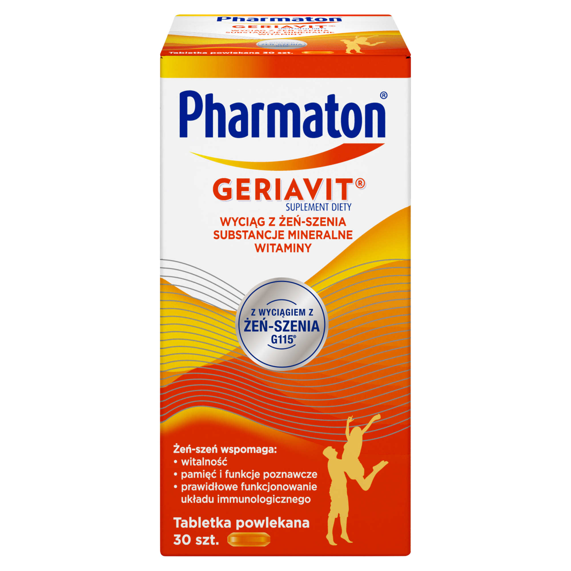 PHARMATON GERIAVIT, 30 tabletek zdjęcie