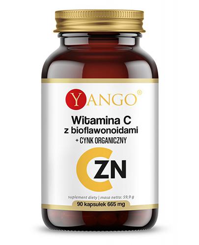 Yango Witamina C z bioflawonoidami + cynk organiczny, 90 kapsułek zdjęcie