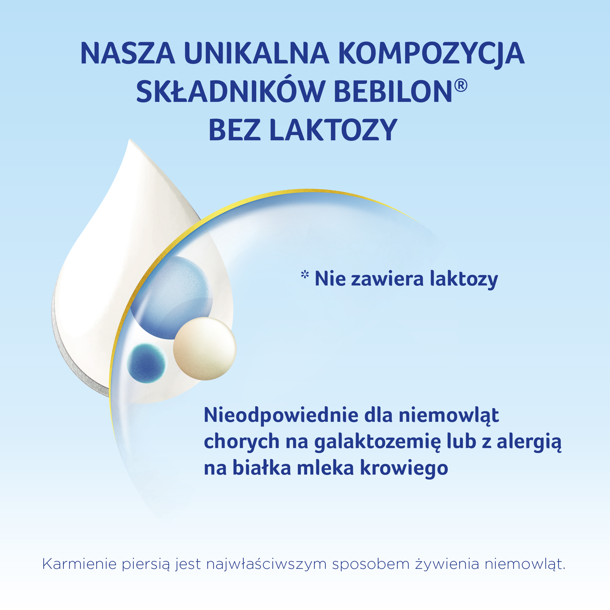 Bebilon bez laktozy mleko początkowe od urodzenia 400g