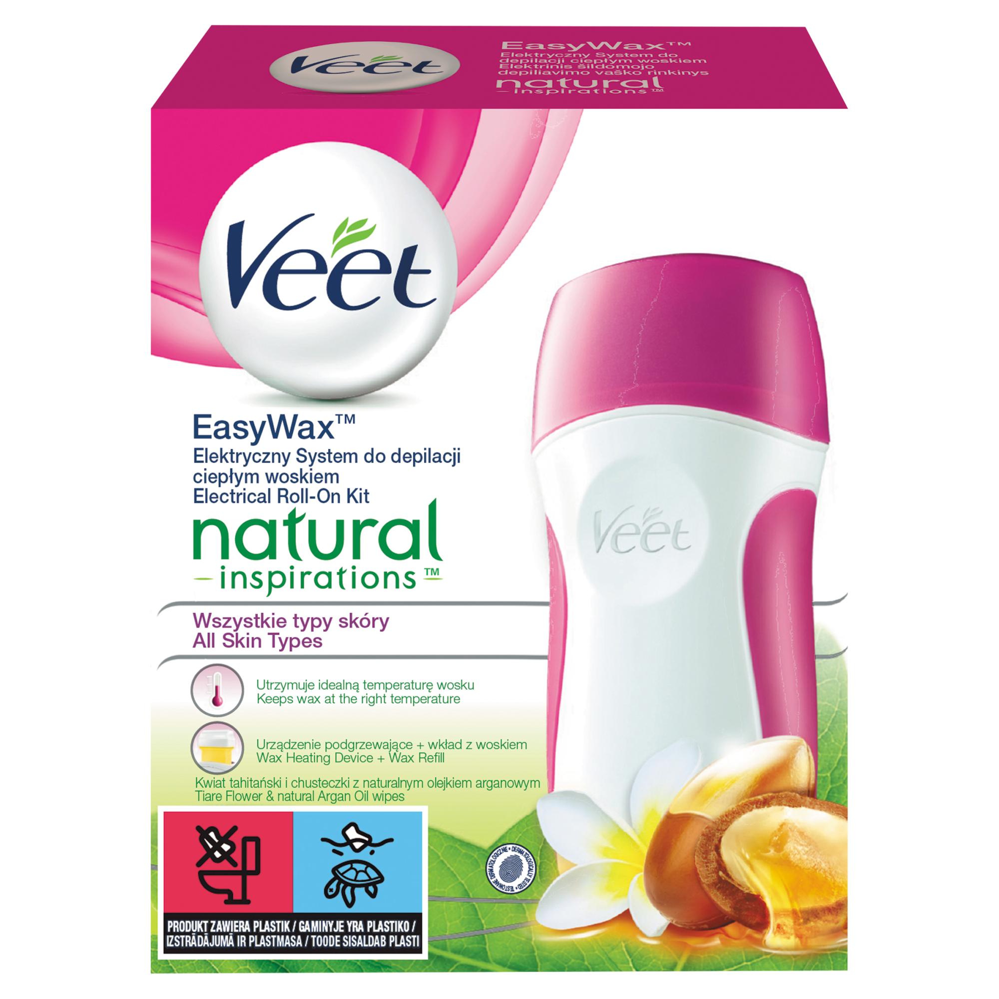 Veet, Elektryczny System do Depilacji Natural Inspirations, 1 sztuka zdjęcie