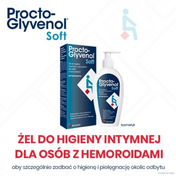 Procto-Glyvenol Soft żel do higieny intymnej dla osób z hemoroidami 180 ml