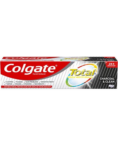 Colgate Total Charcoal & Clean Pasta do zębów, 75 ml, cena, opinie, stosowanie zdjęcie