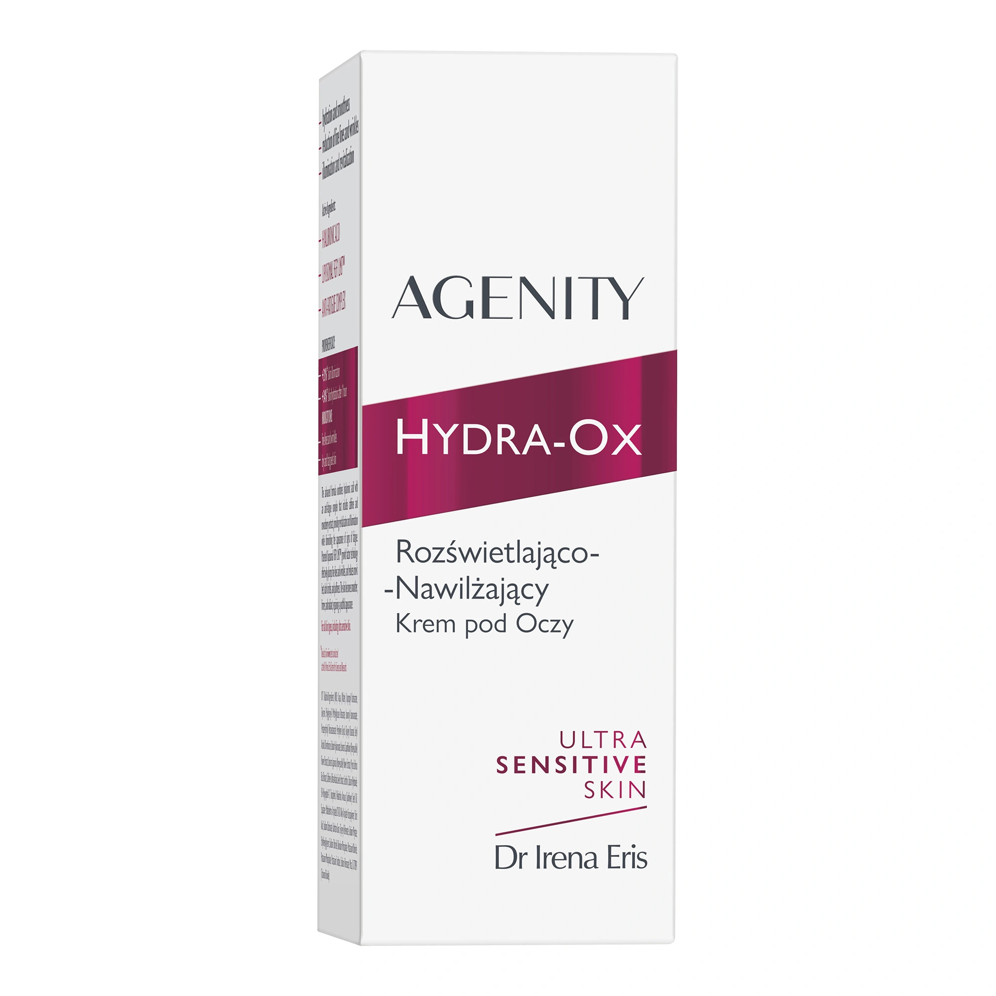 Agenity Hydra-Ox, Krem pod oczy rozświetlająco-nawilżający, 15 ml zdjęcie