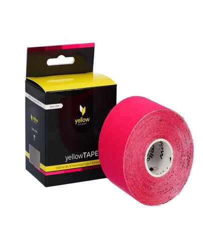 Yellow Sport, Yellow Tape taśma do kinesiotapingu, różowa, 5 cm x 5 m, 1 sztuka YT-55-P zdjęcie