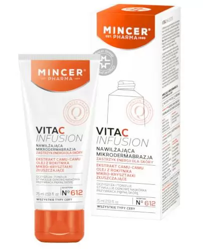 Mincer Pharma Vita C Infusion N612 nawilżająca mikrodermabrazja 75 ml zdjęcie