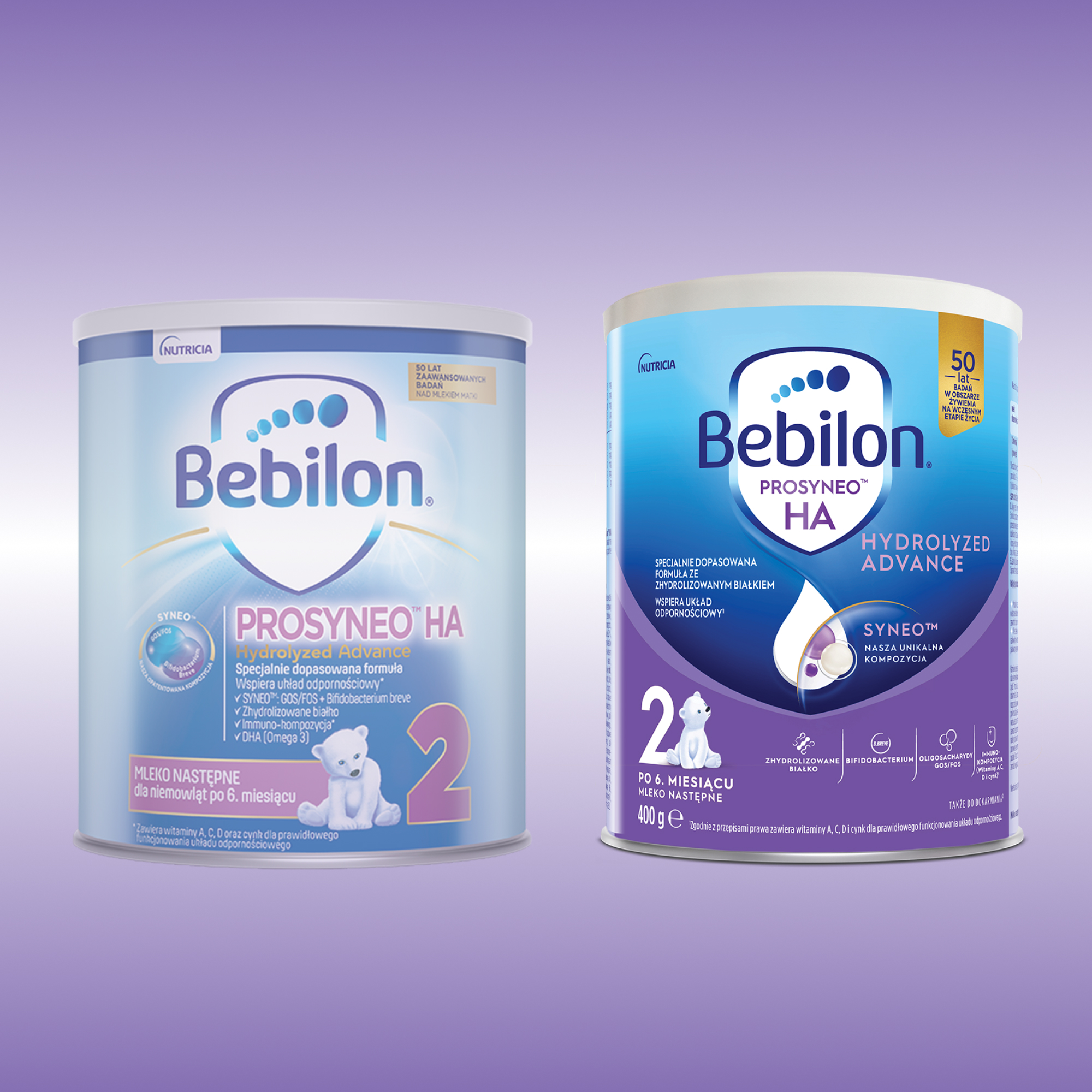 Bebilon Prosyneo HA 2, mleko następne dla niemowląt po 6. miesiącu, 400 g