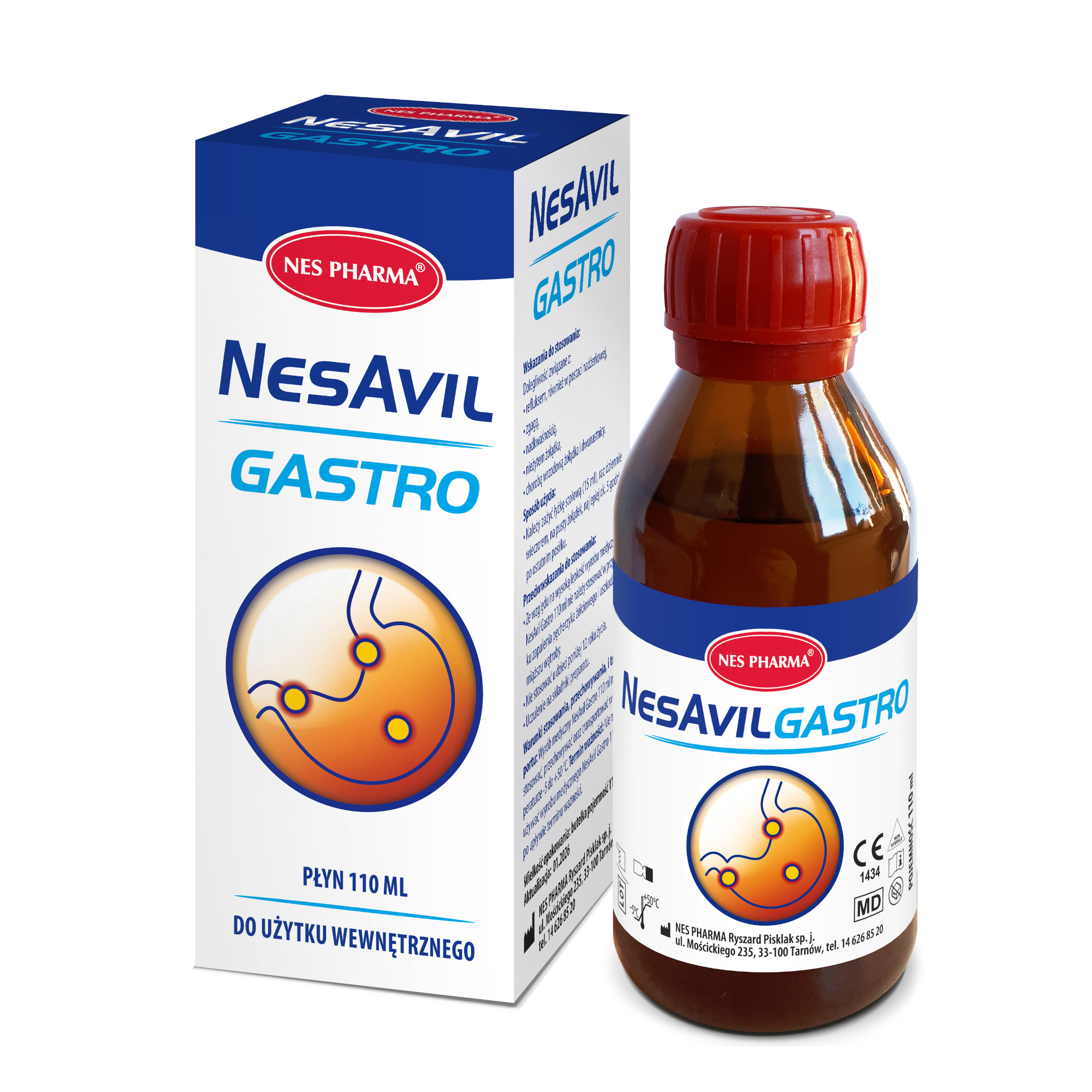 Nesavil Gastro, płyn, 110 ml zdjęcie
