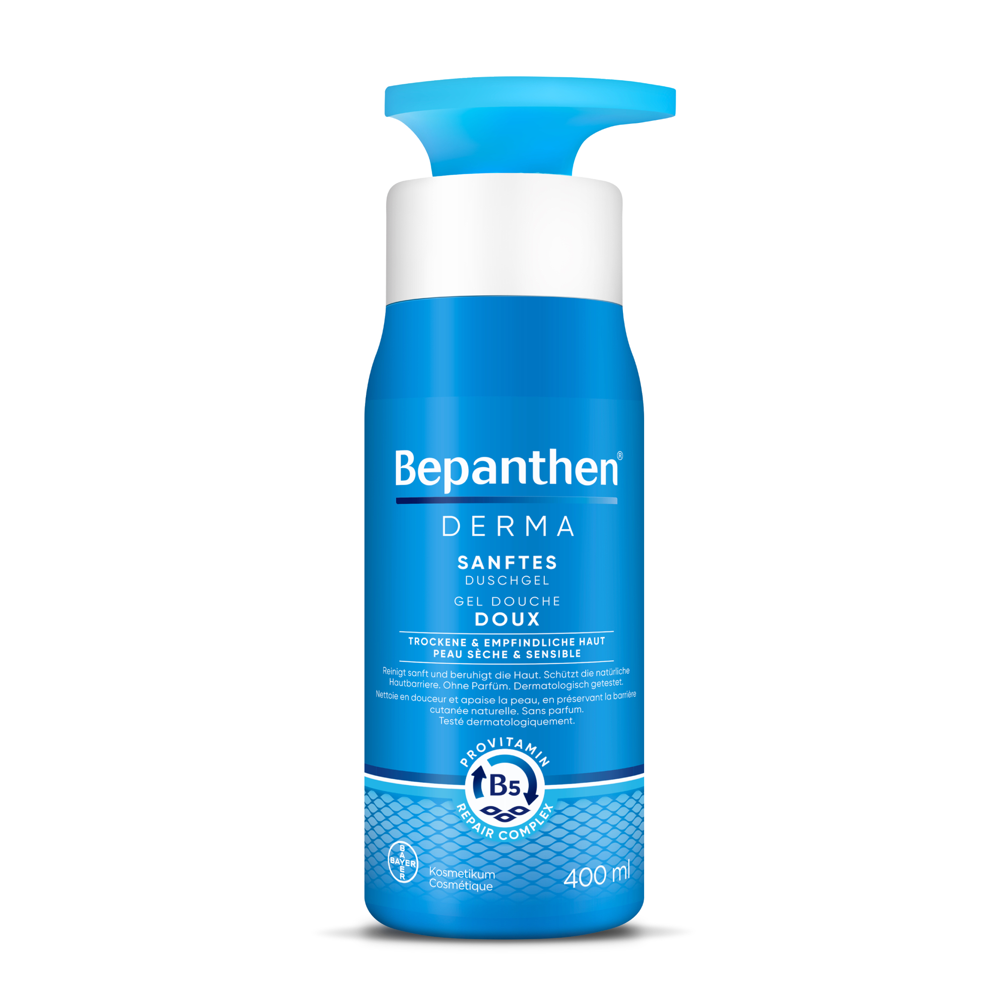 Bepanthen Derma Żel do mycia ciała do suchej i wrażliwej skóry, 400 ml zdjęcie