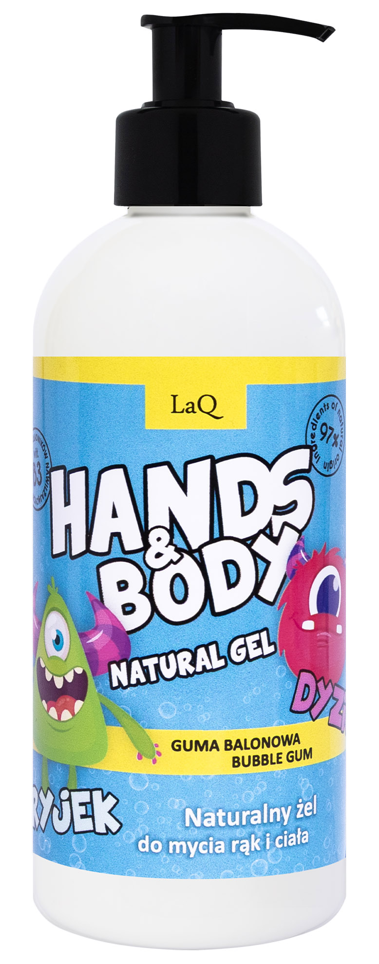 LaQ, żel do mycia dla dzieci Guma balonowa, 300 ml zdjęcie