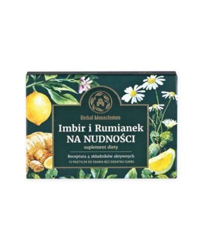 Herbal Monasterium Imbir i Rumianek, 12 pastylek zdjęcie