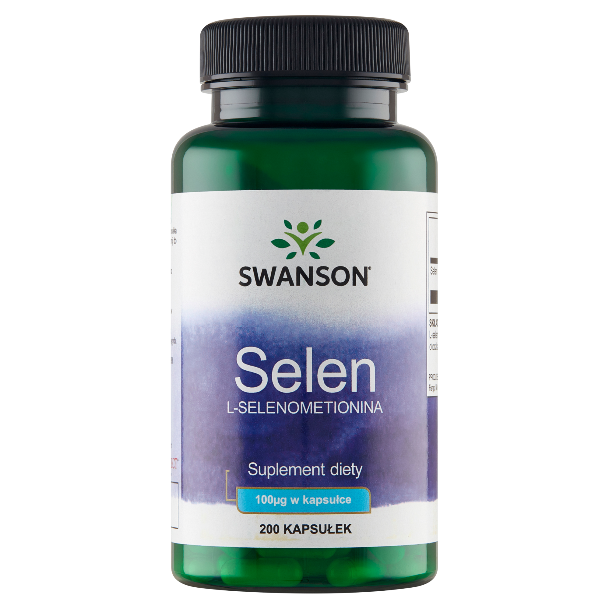Swanson Selenium SeLECT Selen 100mcg 200 kapsułek zdjęcie