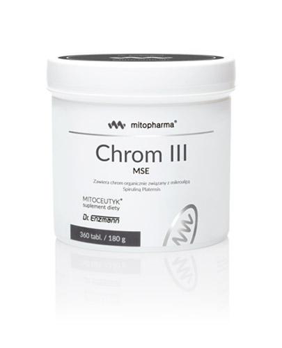 Mitopharma Chrom III MSE, 360 tabl., cena, opinie, właściwości zdjęcie