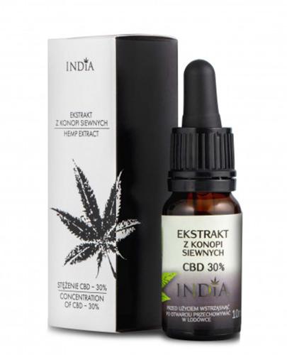 India Ekstrakt z konopi siewnych CBD 30% - 10 ml - cena, opinie, wskazania zdjęcie