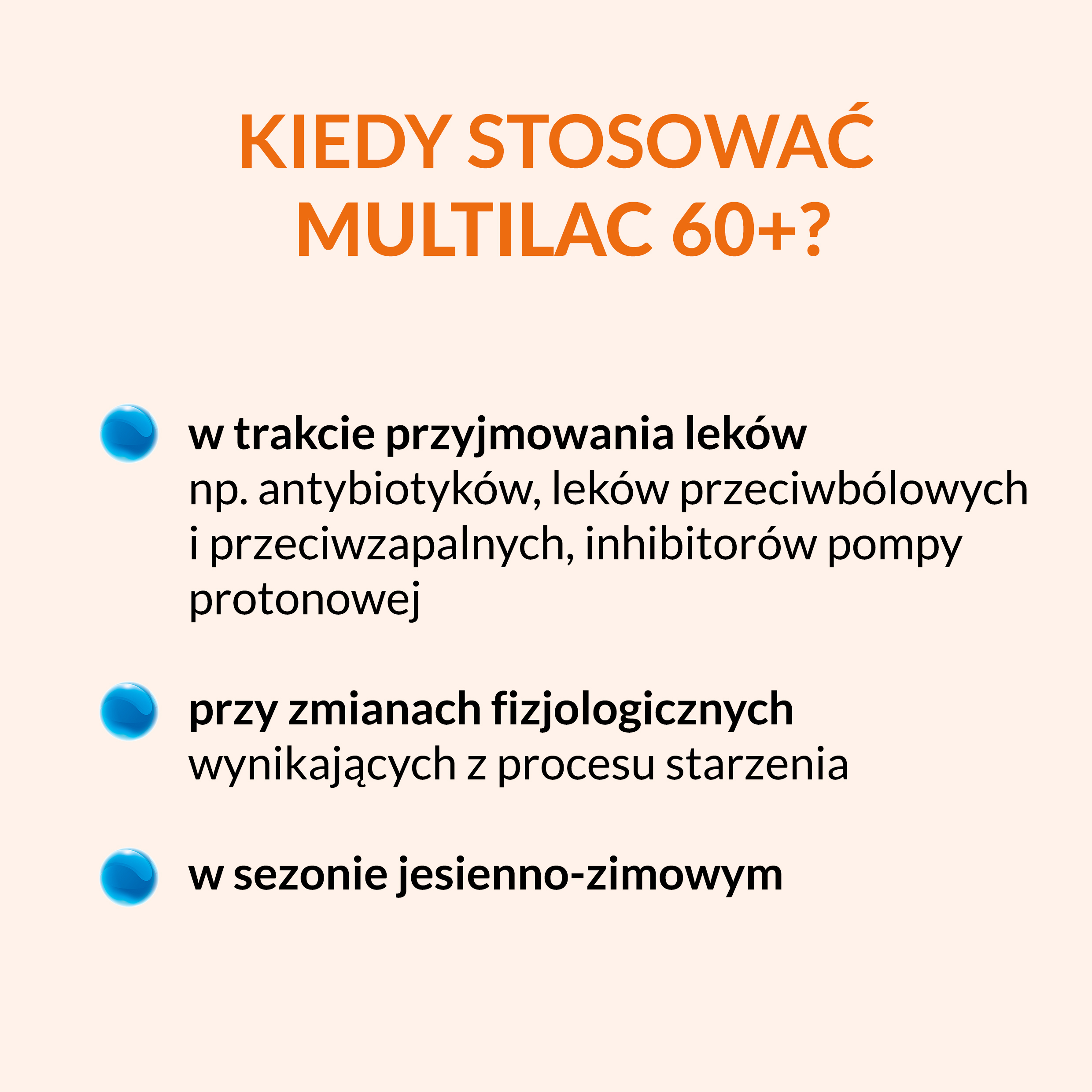 Multilac 60+ Synbiotyk, kapsułki, 50 sztuk